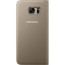 Samsung S-View Flip Cover for Galaxy S7 Edge - Gold
