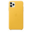Apple iPhone 11 Pro Max Leather Case Meyer Lemon