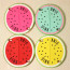 Victoria's Secret Pink Unique Shape iPhone 5 5s Case Watermelon Yellow