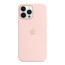 iPhone 13 Pro / iPhone 13 Silicone Case with MagSafe - Chalk Pink