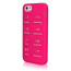 Kate Spade Pink Emoticons Silicone Case for iPhone 5 5s