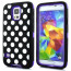 Tough Shockproof Polka Dot Designer Case for Galaxy S5