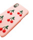 Cherry Faux Leather iPhone 8 7 Case