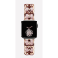 Rose Gold Stainless Steel Leather Apple Watch Wrist Band Fashion Designer Inspired Double Leather Chain