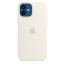 iPhone 12 / 12 Pro Silicone Case with MagSafe - White