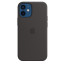 iPhone 12 Mini Silicone Case with MagSafe - Black