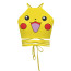 Pokemon Go Womens Sexy Pikachu Cross Lace Up Camisole Top