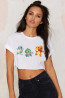 Sexy Pokemon Small Tee T-Shirt Multi Characters