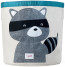 3 Sprouts Canvas Storage Bin Raccoon