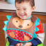Skip Hop Zoo Tuck-Away Baby Bib Hedgehog