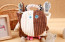 Sozzy Kids Children Toddler Corduroy Animal Backpack - Cow