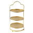 Afternoon Tea Tiered Stand - Gold - Three Tiered Platter