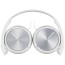 Sony MDR-ZX310 White Wired Headphones