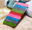 Genuine Leather Rainbow Pattern Case for HTC 10