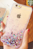 Skinnydip Glitter Liquid Hearts iPhone 6 6s Case - Pink
