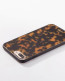 Brown Tortoise Pattern iPhone 8 7 Plus Case