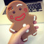 Cute 3D Gingerbread Man Cookie Case for iPhone 7 Plus