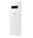 Official Samsung Galaxy S10+ Plus Silicone Cover Case - White