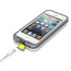 Waterproof Shockproof iPhone 5 Waterproof Protective Case - White/Grey