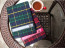 Designer Tartan Check Pattern Fabric Case for iPad Mini 4