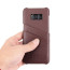 Genuine Leather Back Card Holder Case for Galaxy S8