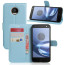 Moto Z Leather Wallet ID Holder Flip Case