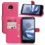 Moto Z Leather Wallet ID Holder Flip Case