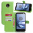 Moto Z Leather Wallet ID Holder Flip Case
