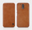 Genuine Leather Flip Case For Moto Z