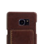 Leather Cardholder Back Case For Galaxy Note 7 Brown