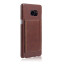 Leather Cardholder Back Case For Galaxy Note 7 Brown