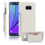 Leather Cardholder Back Case For Galaxy Note 7 White