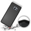 Tough Armor Type Protective Rubber Case for Galaxy Note 7 Black