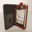 Book Style Leather Wallet ID Case Brown iPhone 5 5s SE