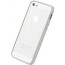 Power Support Silver and White Flat Bumper Set for iPhone 5