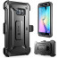 Galaxy S6 Supcase Unicorn Beetle Pro Rugged Holster Case Black/Black