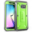 Galaxy S6 Edge Supcase Unicorn Beetle Pro Rugged Holster Case Green/Gray