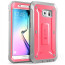 Galaxy S6 Edge Supcase Unicorn Beetle Pro Rugged Holster Case Pink/Gray
