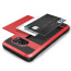 Verus Damda Hard Credit Card ID Holder Case For Galaxy S6 Edge Plus Red