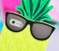 Victoria's Secret PINK Pineapple iPhone 4 4S Soft Durable Pull-On Case Yellow