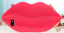PINK Lips Clutch Purse Necklace Case for iPhone 5 5s