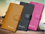 Real Leather Wallet Flip Case for Sony Xperia Z2