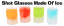 Four Shooters Ice Shot Glasses