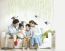 Black Swallows and Leaves Wall Decal Sticker