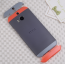HTC One M8 Original Double Dip Case Grey Black Red