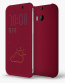 HTC M8 Dot View Case Purple