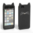 Kate Spade Black Cat Silicone iPhone 5 5s Case
