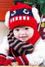 Soft Robot Knitted Hat & Scarf Set Kids Baby 6-24 mos