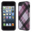 FabShell for iPhone 5 - MegaPlaid Mulberry/Black