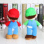 Giant Stuffed Luigi Plush Toy 40cm 16 inches